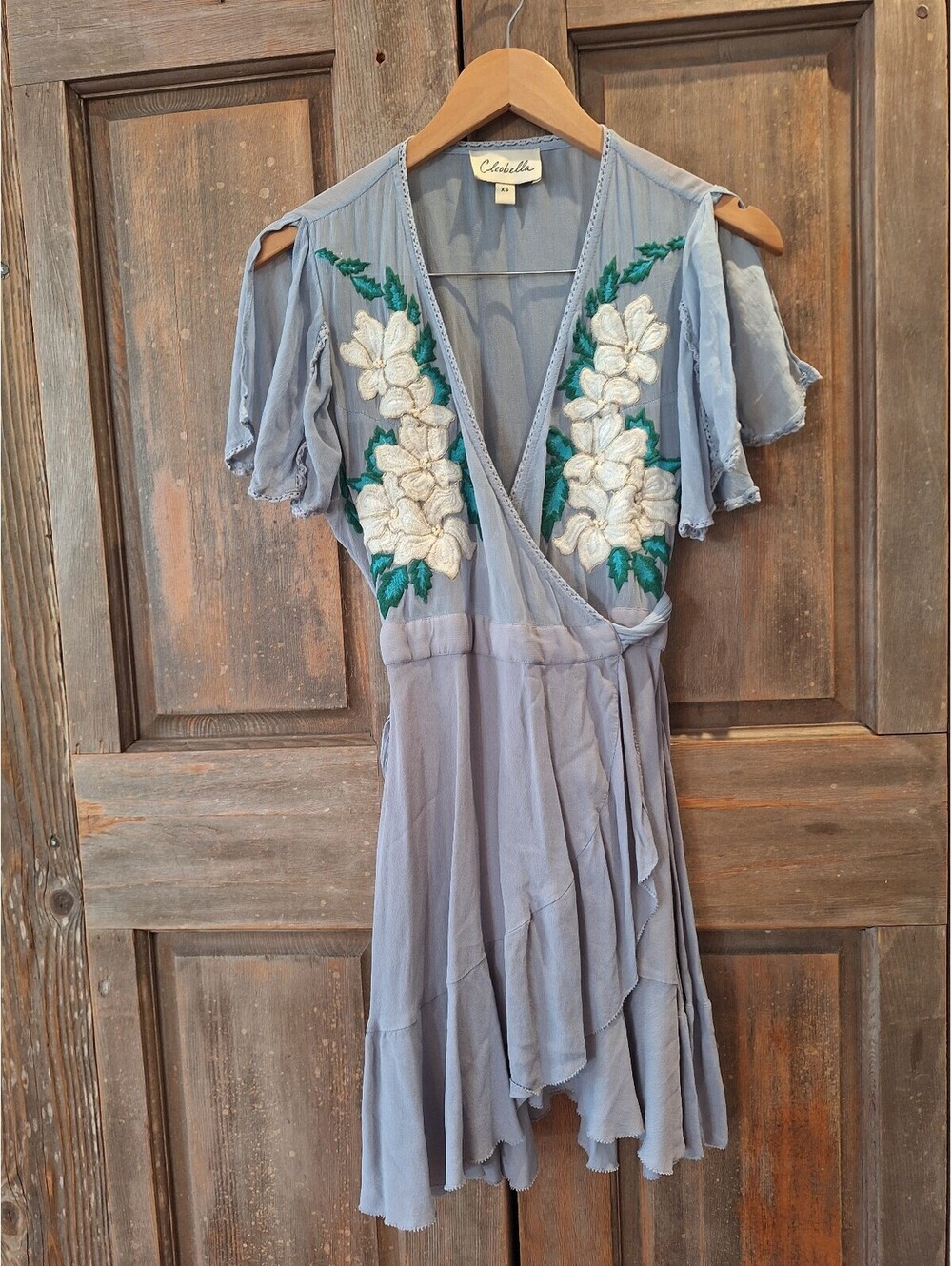 Anthropologie Cleobella dress, XS/ S. Floral Embroidery, mini.